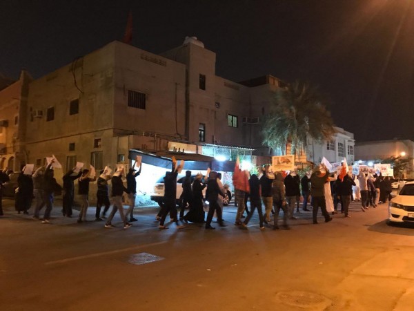 تظاهرات في البحرين في الذكرى السادسة لاعتقال زعيم المعارضة ١